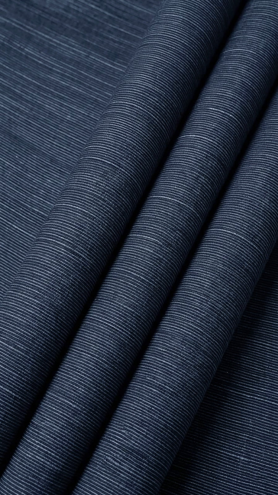 Navy Blue - Lawn Slab Khaddar Breathable Fabric - 7 Meter